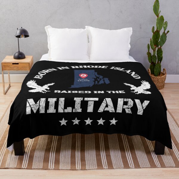 Item preview, Born in Rhode Island raised in the Military designed and sold by PinnockDesigns.