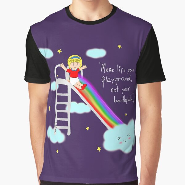 Polly pocket, Make your life your playground, rainbow Graphic T-Shirt  Dress for Sale by Olga Schembri