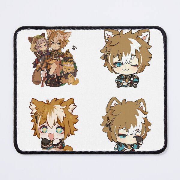 Artikelvorschau, Gorou Genshin Impact Gorou Chibi entworfen und verkauft von LunaticArtWork.