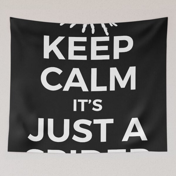 Item preview, Keep calm it's just a spider designed and sold by SweetLog.