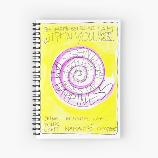 Manifesto »I AM HAPPINESS« Spiralblock