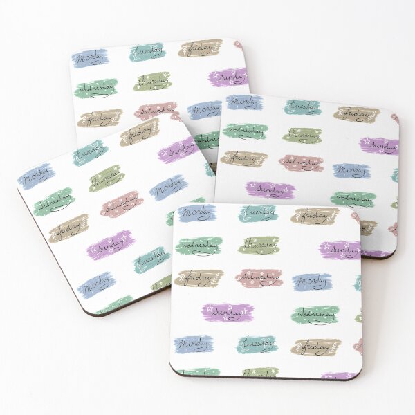 Item preview, Colorful days of the week designed and sold by Sofia Lopes.