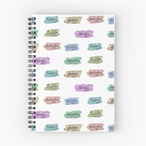 Item preview, Colorful days of the week designed and sold by Sofia Lopes.