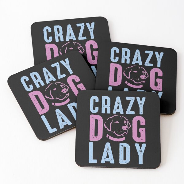 Item preview, Dog lover Crazy Dog Lady designed and sold by der-faun.