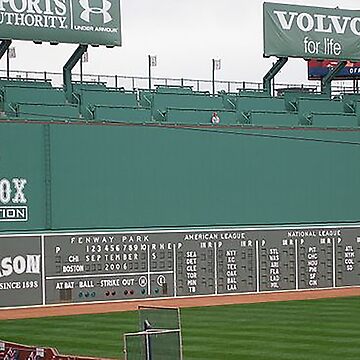 Boston Red Sox Fenway Park Scoreboard Red Sox Print 