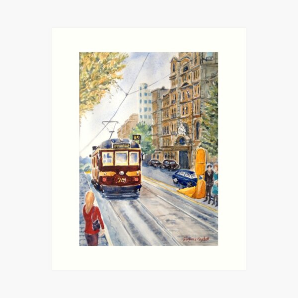 Artikel-Vorschau von Vintage Tram, Melbourne, designt und verkauft von Virginia  Coghill.