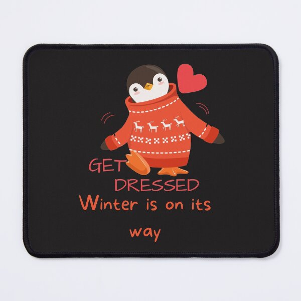 Item preview, Get dressed winter is on its way - Funny Penguin designed and sold by drawing-valley.
