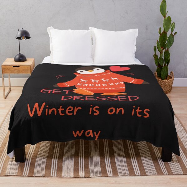 Item preview, Get dressed winter is on its way - Funny Penguin designed and sold by drawing-valley.