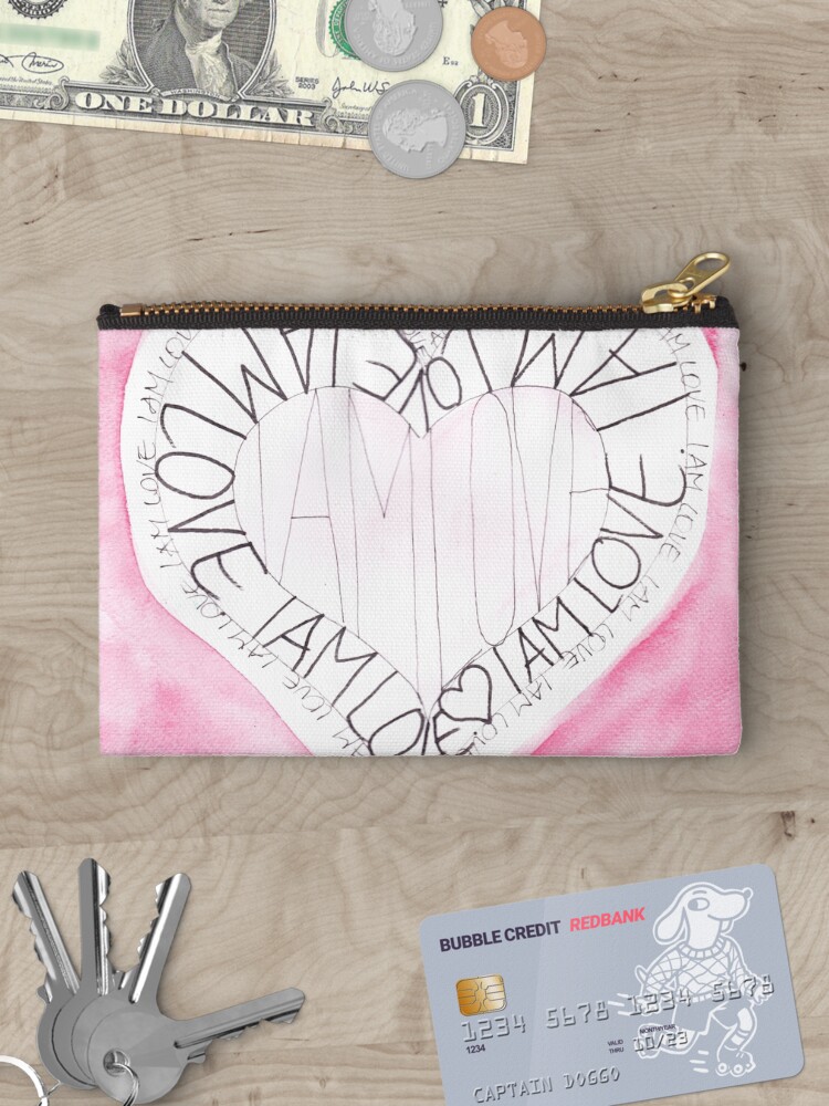 Thumbnail 3 von 4, Täschchen, Manifesto »I AM LOVE« designt und verkauft von AngelArt444.