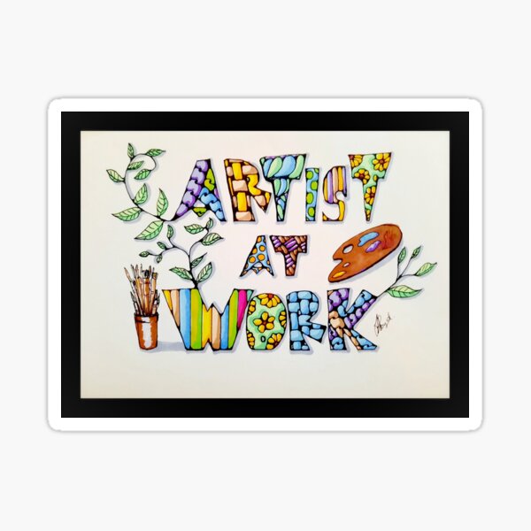 Item preview, Artist at Work  designed and sold by artyhopefulness.