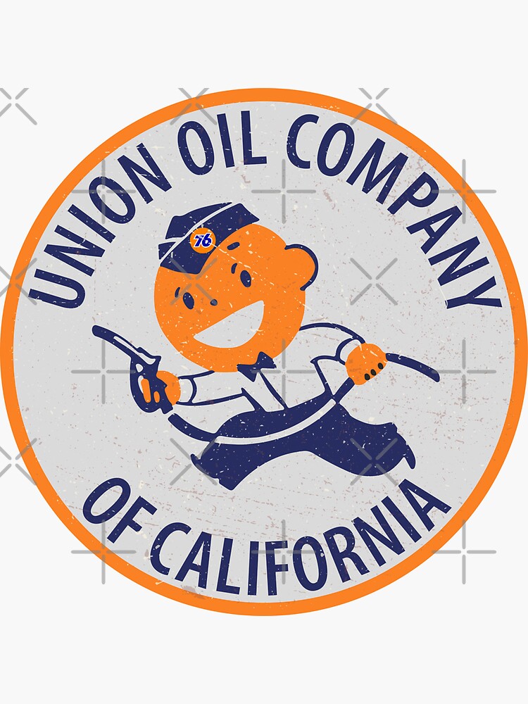 Union 76 minute man of california | Sticker