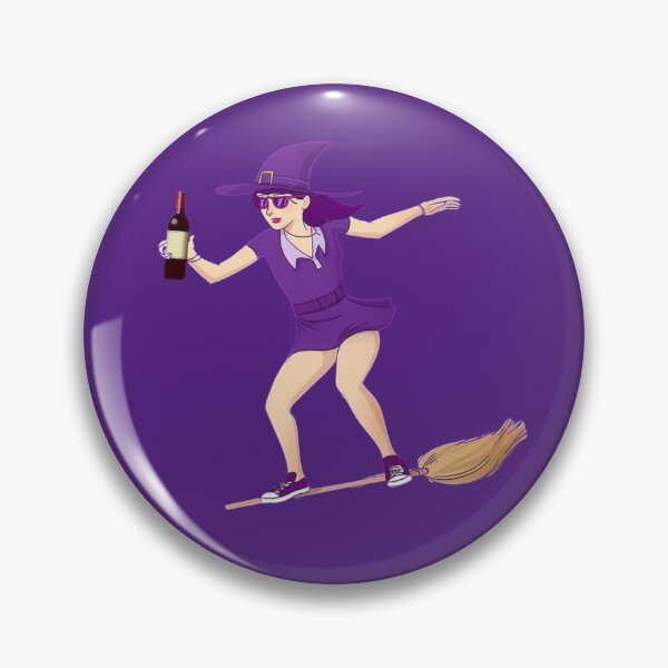 Item preview, My Broomstick Runs On Wine designed and sold by StoreRahhal.