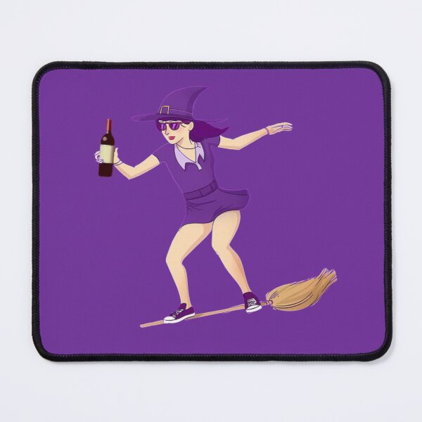 Item preview, My Broomstick Runs On Wine designed and sold by StoreRahhal.