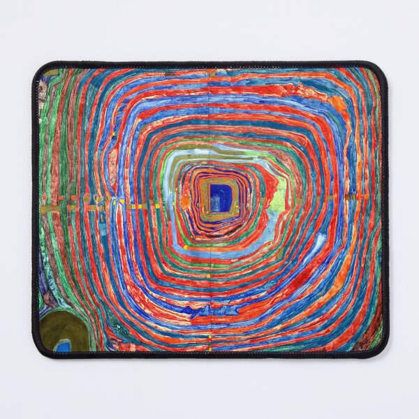Friedensreich Hundertwasser | Der große Pfad | Mauspad