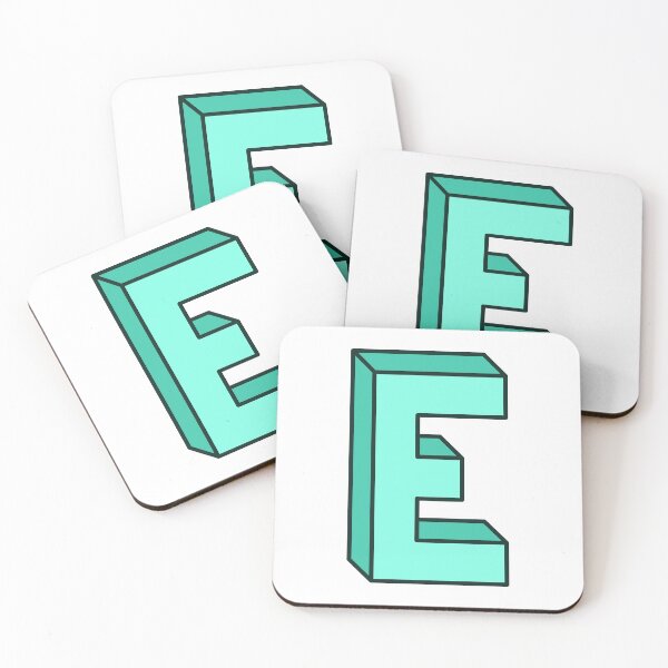 Item preview, Block Letter E designed and sold by RinozaRose.