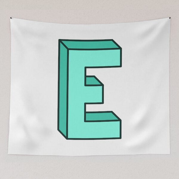 Item preview, Block Letter E designed and sold by RinozaRose.