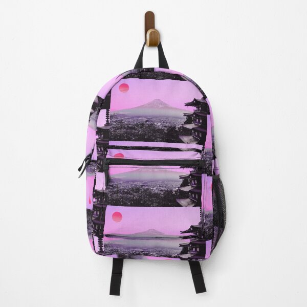 Item preview, Vaporwave Sunset at Mount F U J I  designed and sold by AranChrysos1.