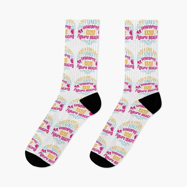 Item preview, Just A Girl Who Loves Unicorns And Figure Skating designed and sold by TripleTriple.