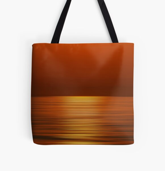 Sunset Golden Glow All Over Print Tote Bag