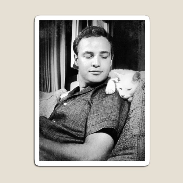 Vista previa del artículo con la obra «Marlon Brando - BW Vintage - D45», diseñado y vendido por DecoWords.