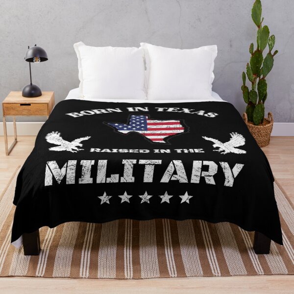 Item preview, Born in Texas raised in the Military designed and sold by PinnockDesigns.