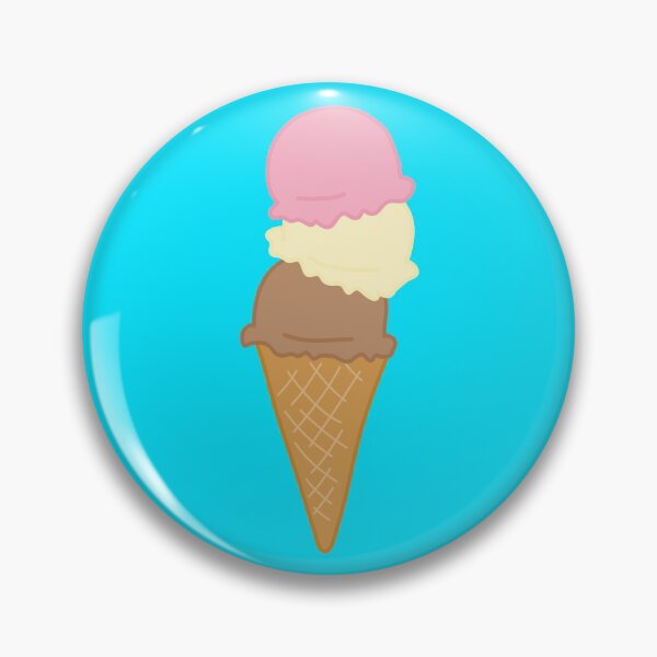 Item preview, Triple Scoop Ice Cream Cone designed and sold by tryinart.