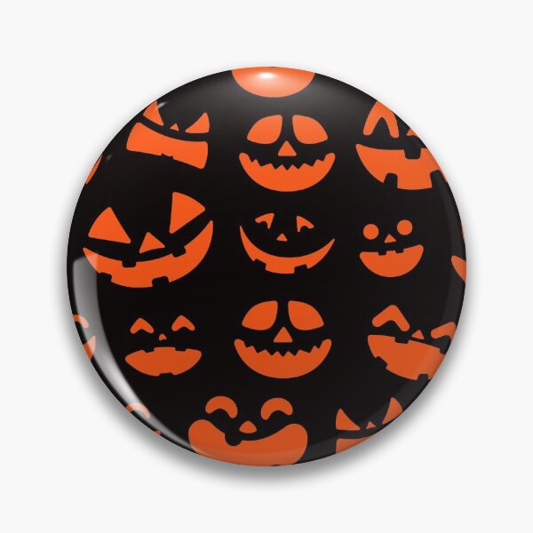 Item preview, Halloween Pumpkin Faces Orange - Jack O Lantern designed and sold by WearWolfDesigns.