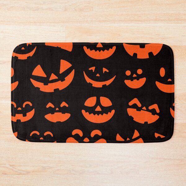 Item preview, Halloween Pumpkin Faces Orange - Jack O Lantern designed and sold by WearWolfDesigns.