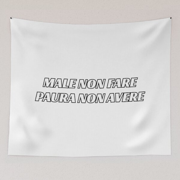 Item preview, Italiano - Male non fare paura non avere designed and sold by Silviajones.