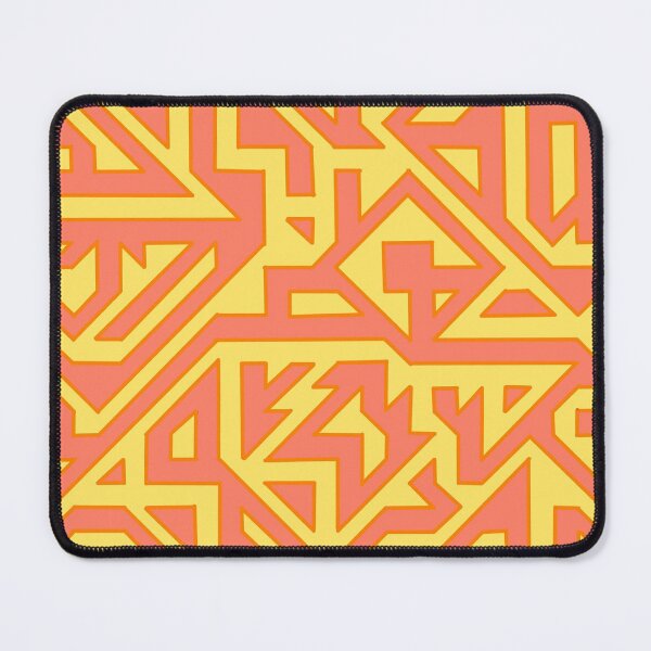 Item preview, Abstract Pattern Piece in orange and yellow designed and sold by nathanielmeeart.