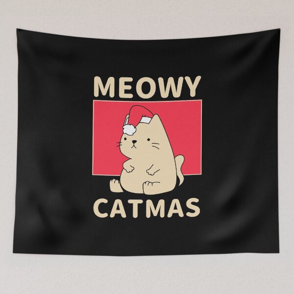 Item preview, Meowy Catmas Cat Ugly Christmas designed and sold by Neggan.