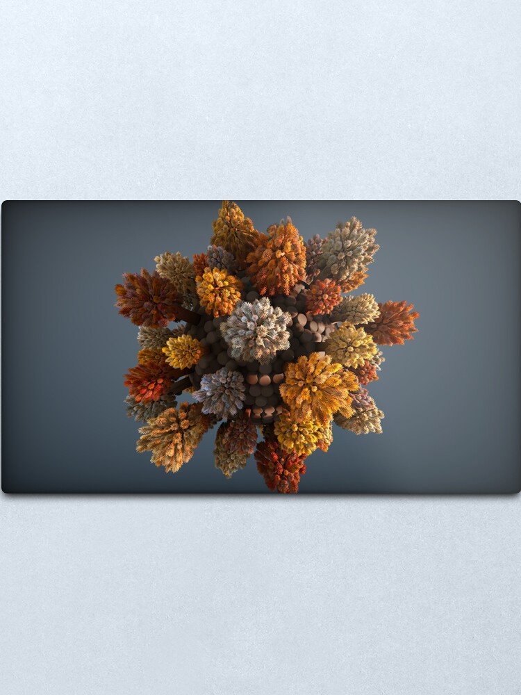 Alternate view of Planet Fall Metal Print