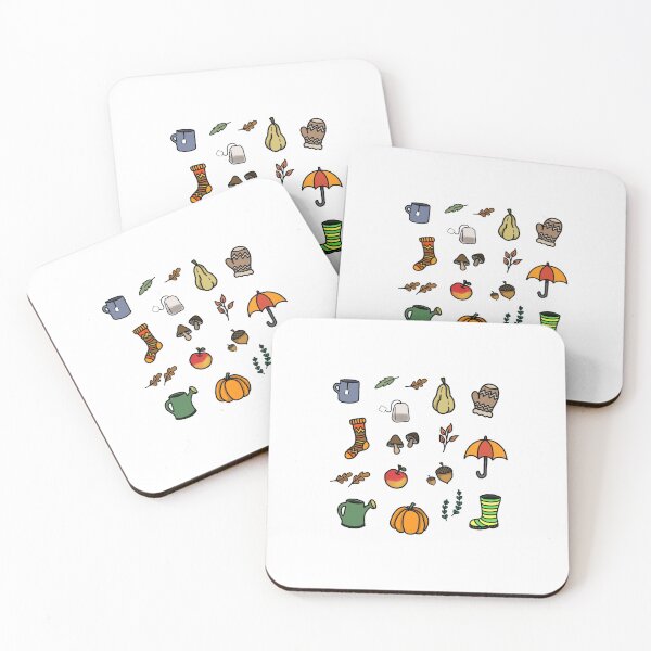 Item preview, Autumn Fall Garden Stickers designed and sold by PeppaThePenguin.