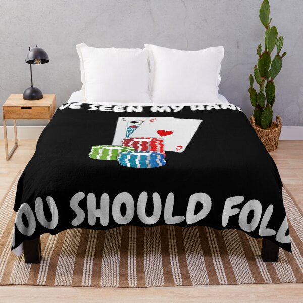 Item preview, I've Seen My Hand You Should Fold Ace Jack Offsuit In Black designed and sold by LuckyKermit.