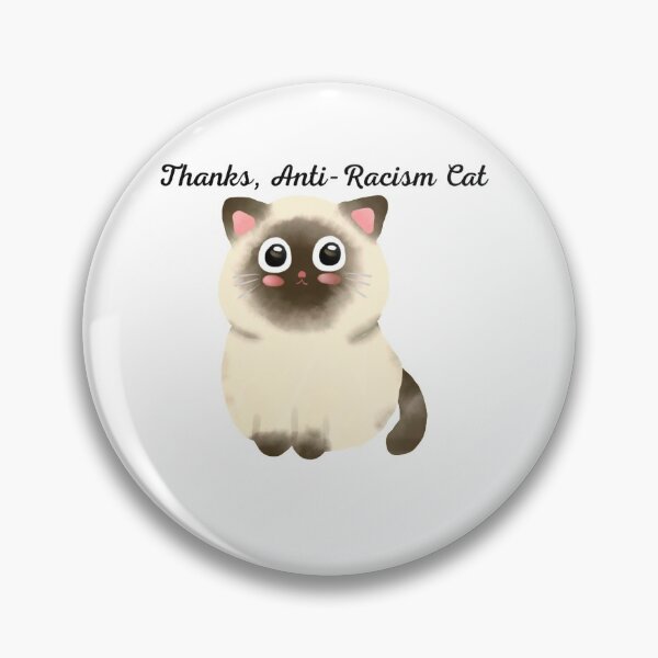 Item preview, Gracias, gato antirracismo designed and sold by UnfortunatelyRR.
