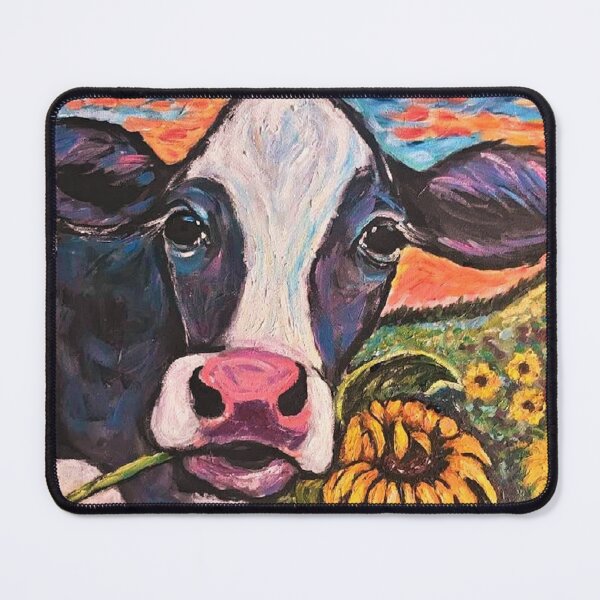 Item preview, Sunflower Cow Sunset designed and sold by SweetPeaArt.