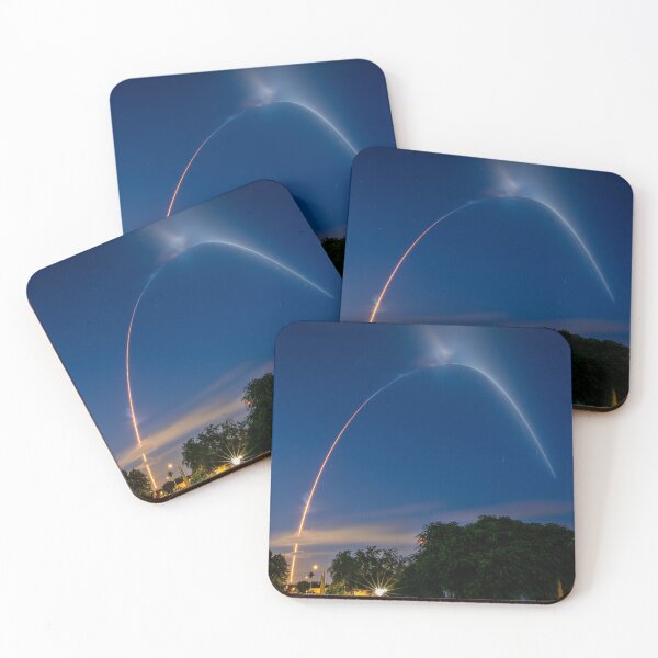 Item preview, Long exposure streak shot of Inspiration4 rocket launch designed and sold by DrWD40.