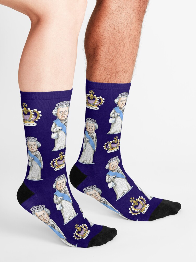 Alternate view of Queen Elizabeth II Socks