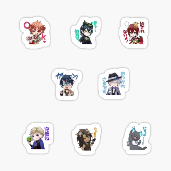 twisted wonderland all characters packs Sticker
