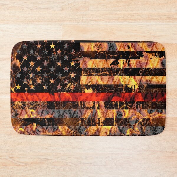 Item preview, Thin Red Line and Flames designed and sold by Jared Davies.