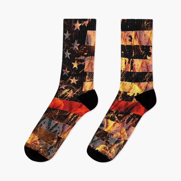 Item preview, Thin Red Line and Flames designed and sold by Jared Davies.