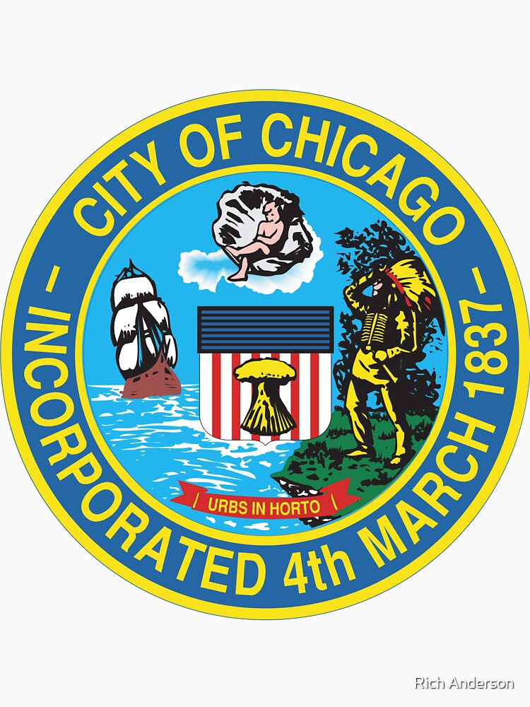 "Seal of the City of Chicago" Tshirt by richdelux Redbubble