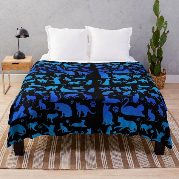 Item preview, Blue Cat Pattern designed and sold by Catspeople.