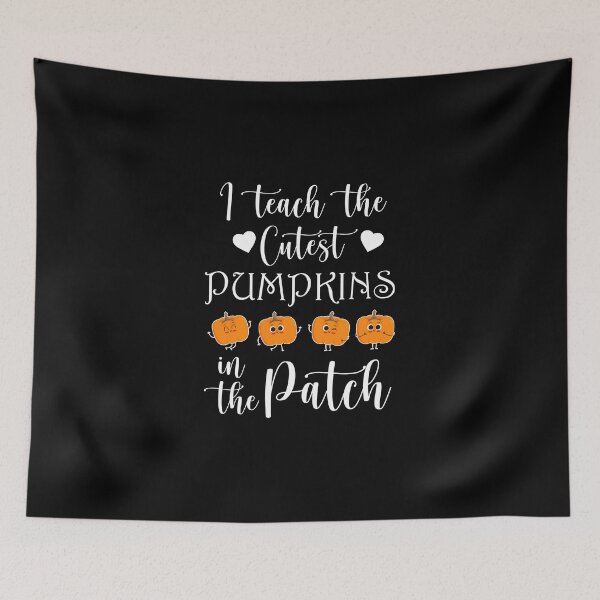 Item preview, cute halloween boo fall I teach the Cutest Pumpkins in the Patch teacher funny sarcastic offended saying  Meme Gift for Best Friend boyfriend girlfriend designed and sold by joygift369.