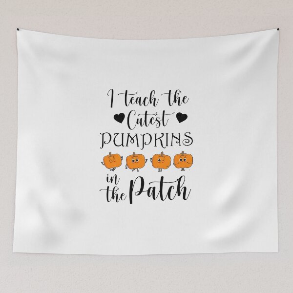 Item preview, cute halloween boo fall I teach the Cutest Pumpkins in the Patch teacher funny sarcastic offended saying  Meme Gift for Best Friend boyfriend girlfriend designed and sold by joygift369.