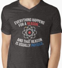 Always Physics Men's V-Neck T-Shirt