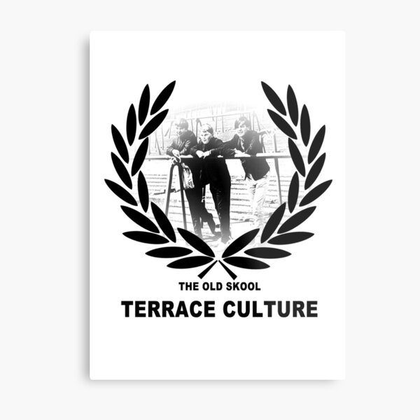 Terrace Culture' The Old Skool Metal Print