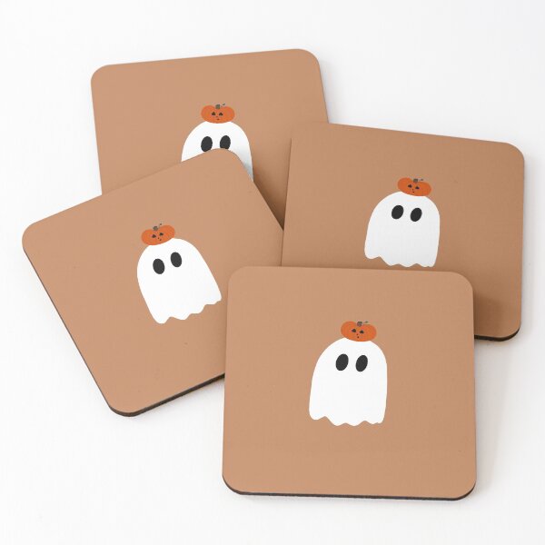 Item preview, Ghost With Pumpkin Hat designed and sold by peachy-cow00.