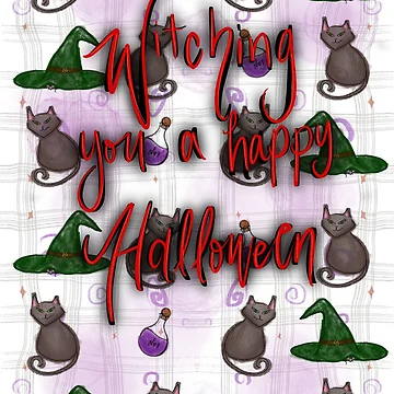 Artwork thumbnail, Witchy Halloween by Rae-Rabbs