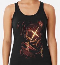 Camiseta con espalda nadadora Destello del dragón celestial